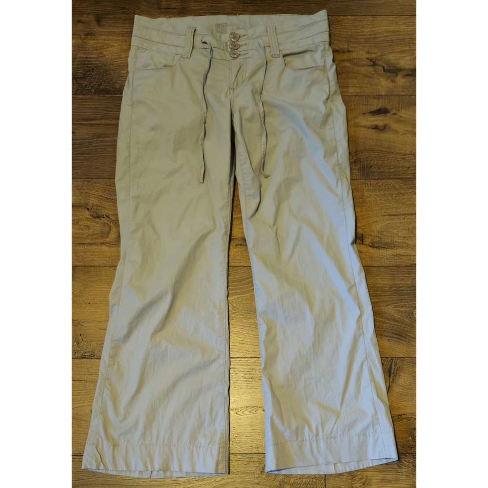 KUT From The Kloth Womens Size 2 Stretch Drawstring Wide-Leg Pants Khaki Tan